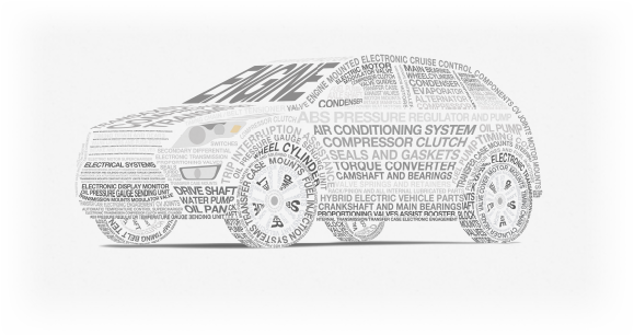 Word car illustration